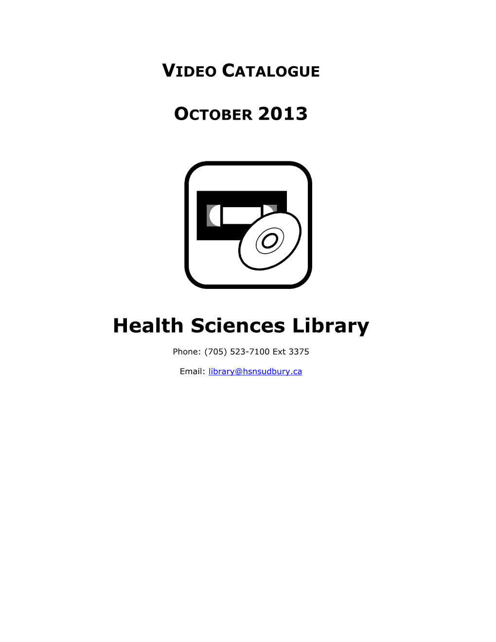 Health Sciences Library