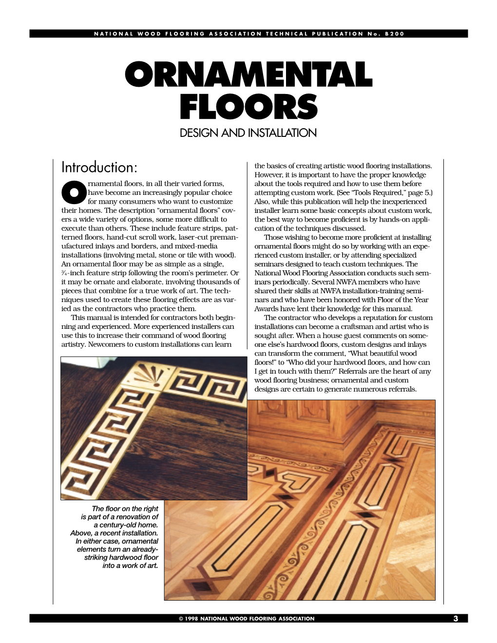 Ornamental Floors Design and Installation