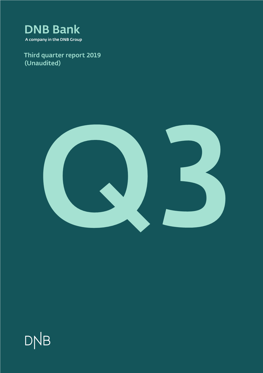 Quarterly Report DNB Bank ASA 3Q19