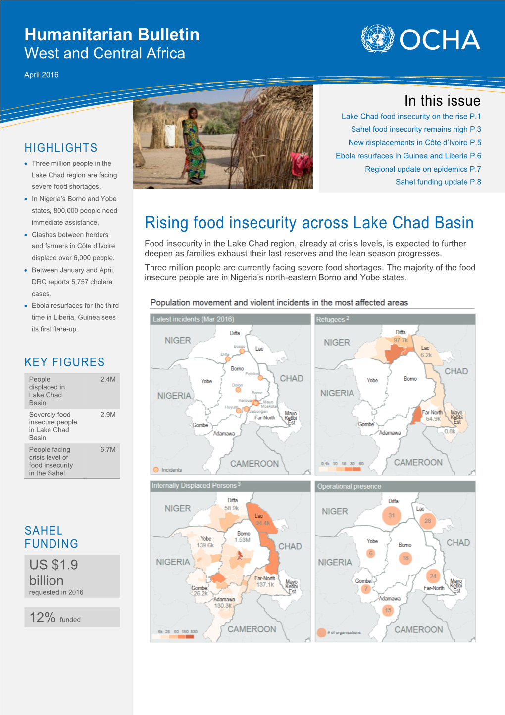 Rising Food Insecurity Across Lake Chad Basin Humanitarian Bulletin