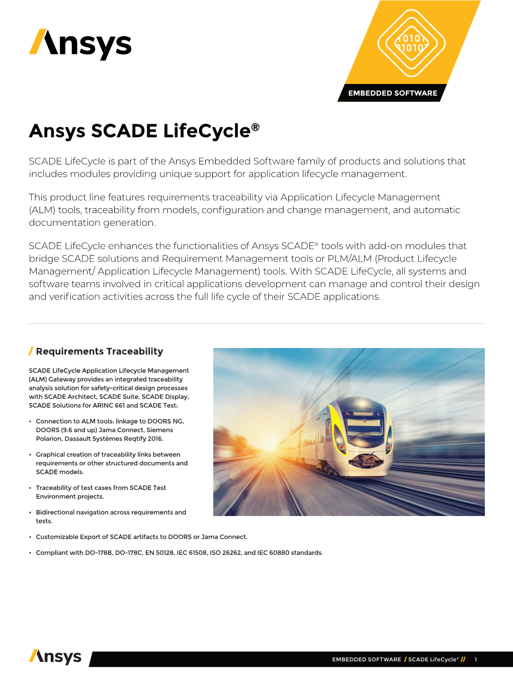 Ansys SCADE Lifecycle®