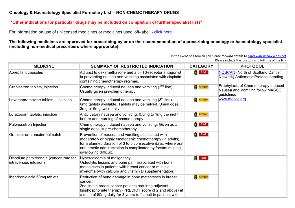 Oncology & Haematology