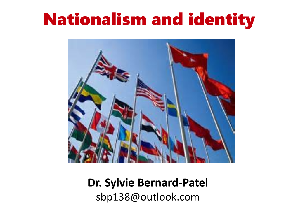 Nationalism and Identity