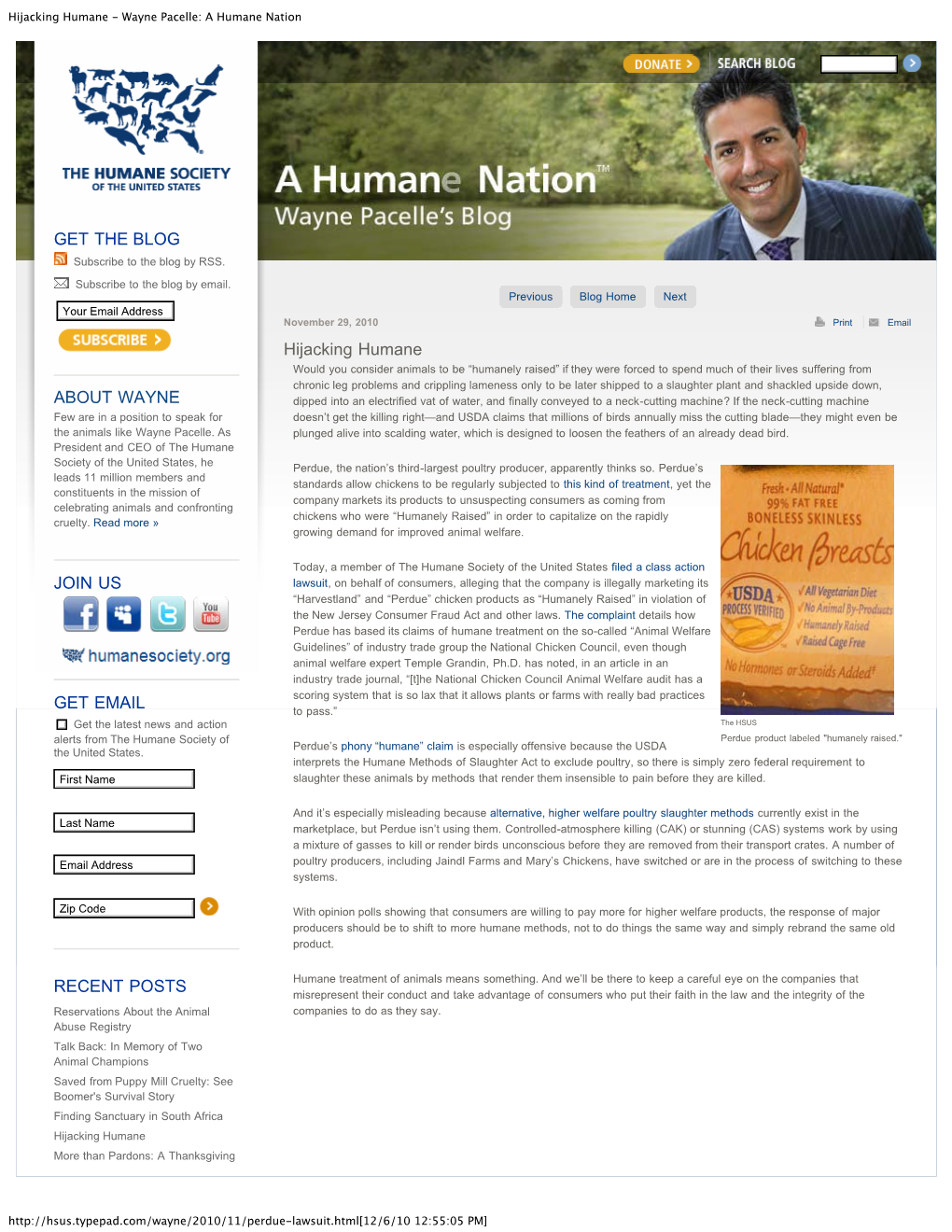 Wayne Pacelle: a Humane Nation