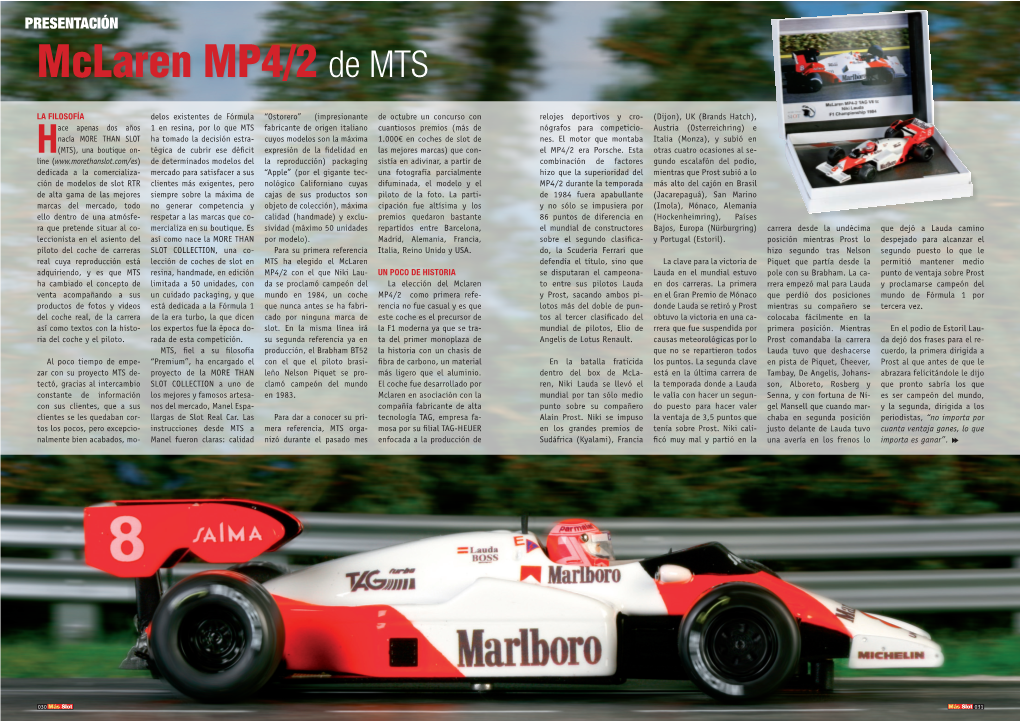 Mclaren MP4/2 De MTS