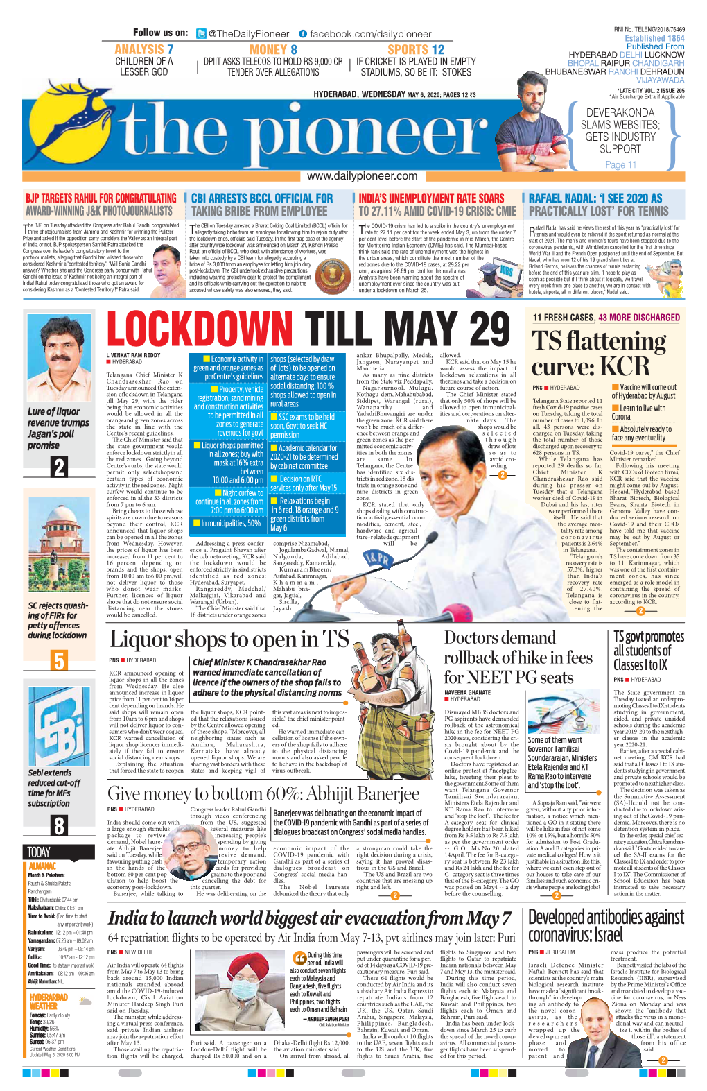 LOCKDOWN TILL MAY 29 TS Flattening L VENKAT RAM REDDY N Ankar Bhupalpally, Medak, Allowed