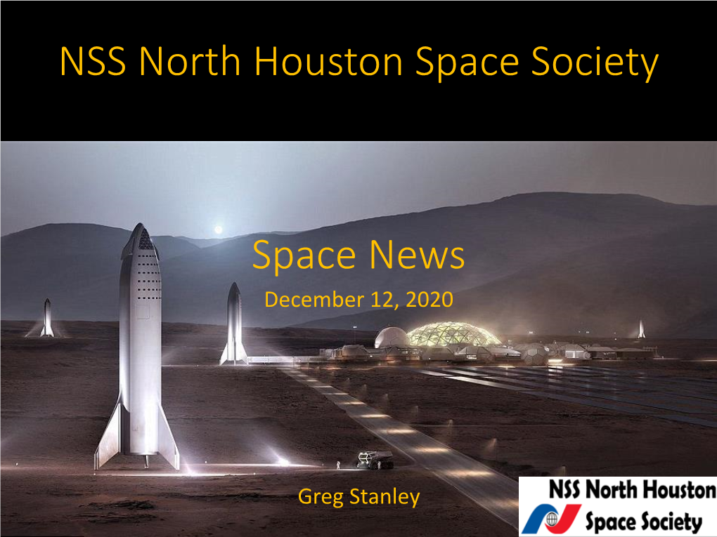 NSS North Houston Space Society