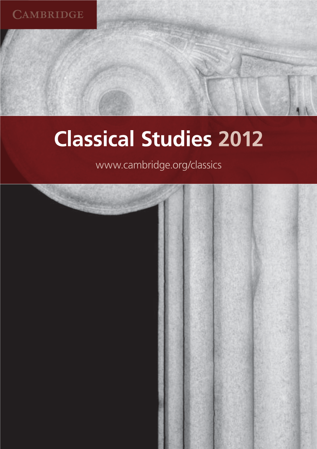 Classical Studies 2012 Contents Highlights