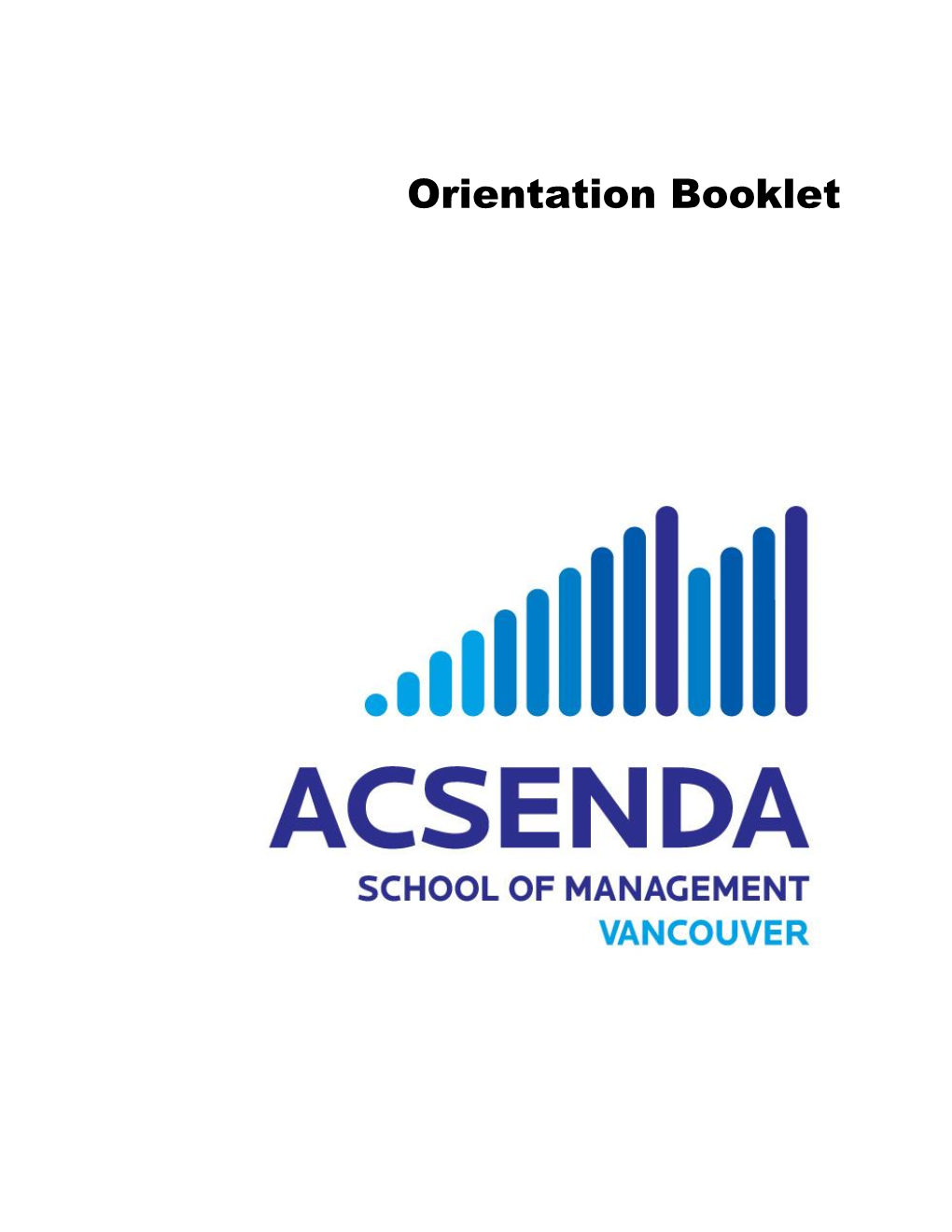 Orientation Booklet