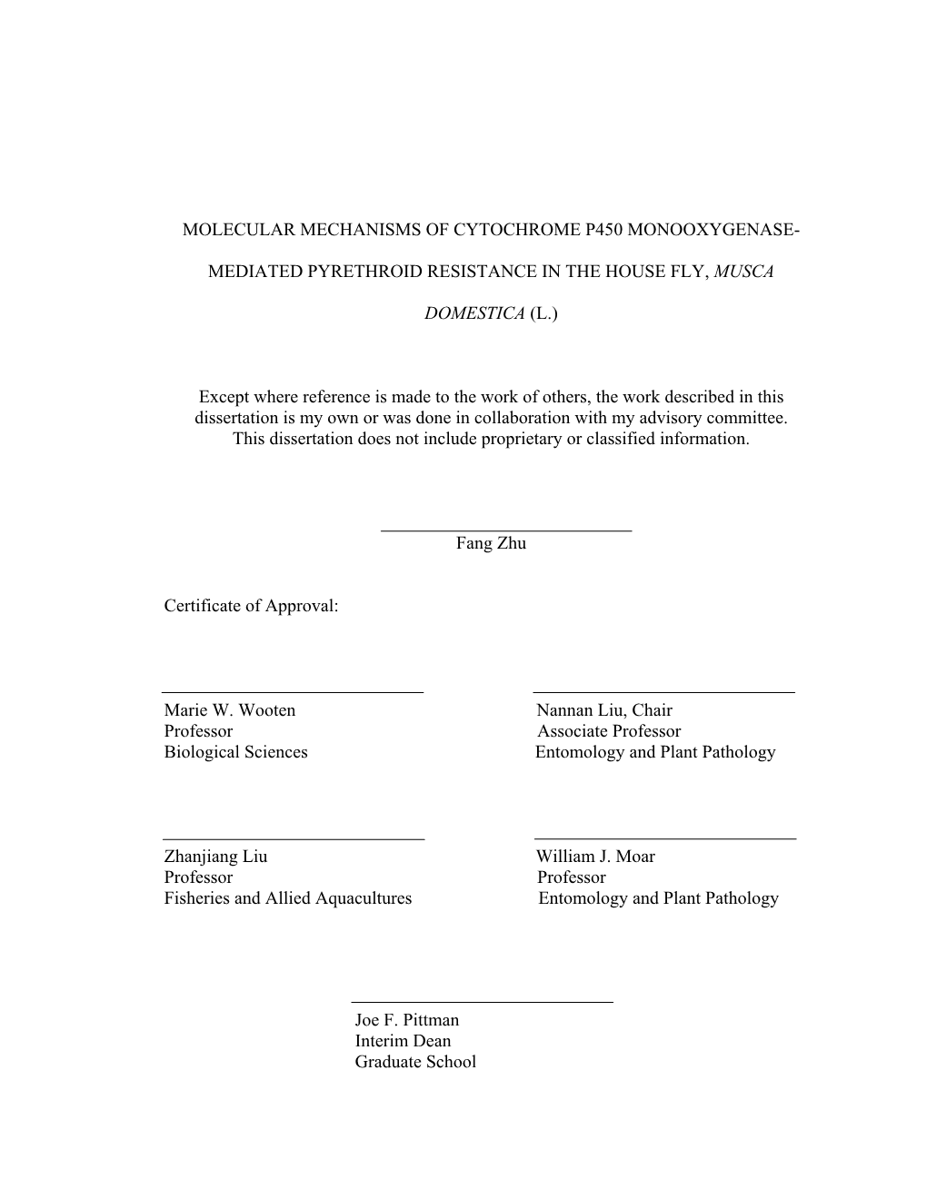 Molecular Mechanisms of Cytochrome P450 Monooxygenase