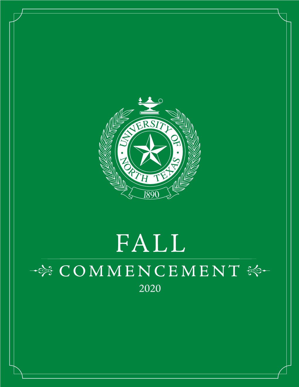 Download the Fall Commencement 2020 Program