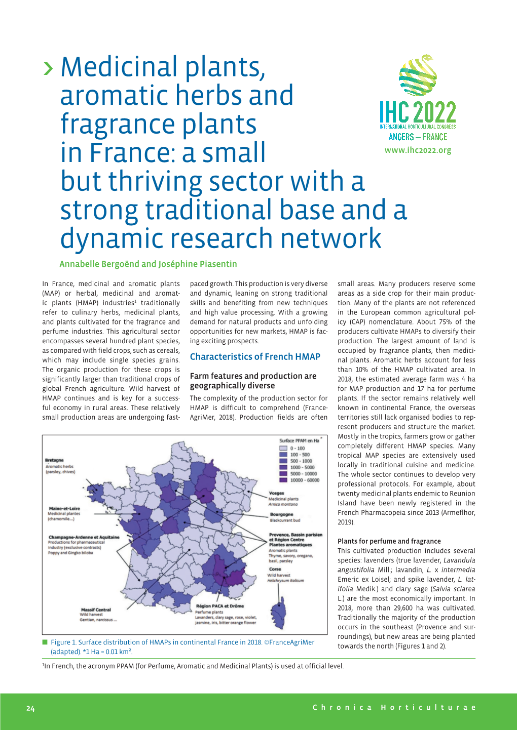 Medicinal Plants, Aromatic Herbs and Fragrance Plants in France