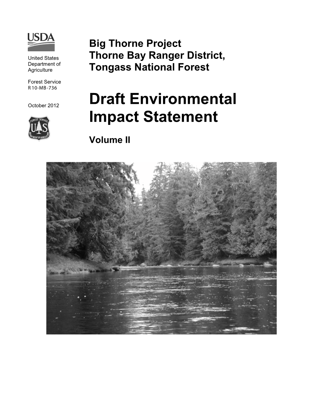 Big Thorne Project Draft Environmental Impact Statement