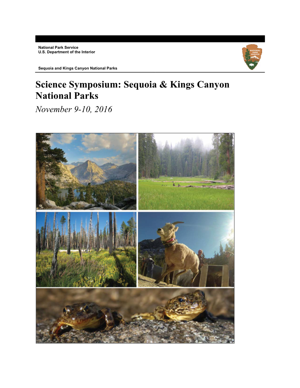 Science Symposium: Sequoia & Kings Canyon National Parks
