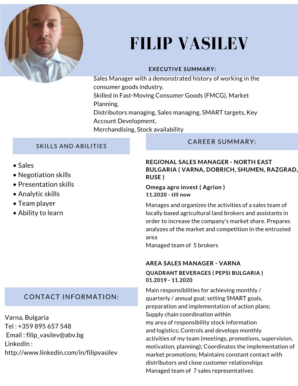Lilac Simple Modern Accountant Corporate Resume
