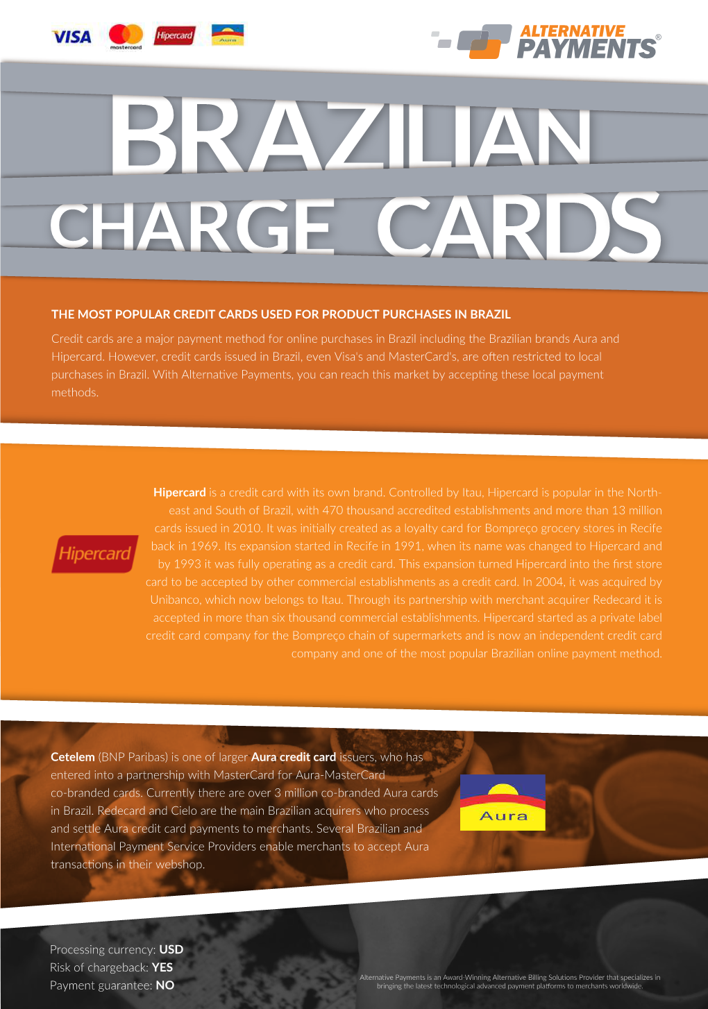 Brazilian Charge Cards