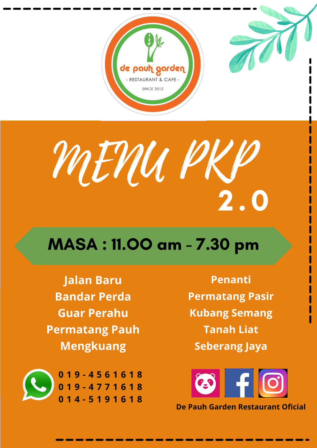 Dpg Menu Pkp