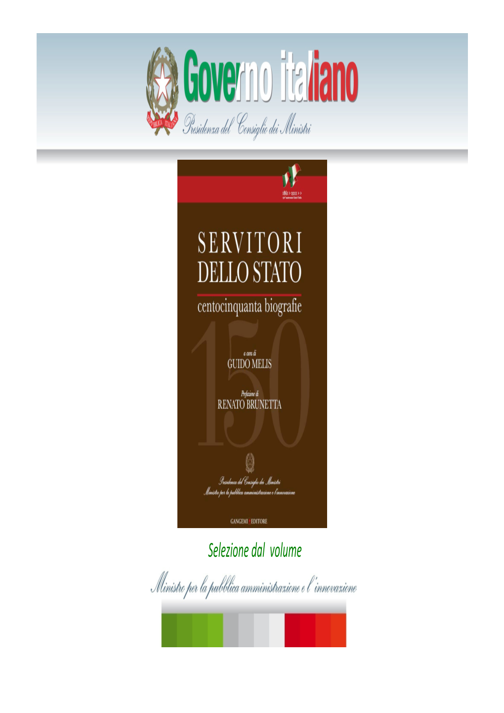 Selezione Dal Volume Alberto Beneduce (1877‐1944)