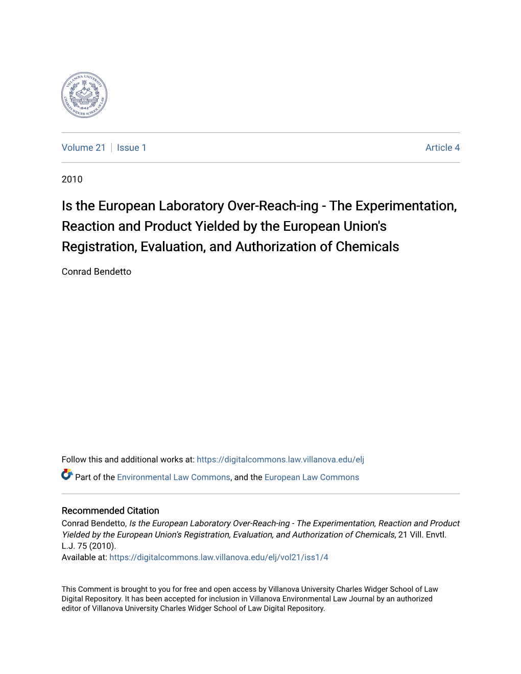 Is the European Laboratory Over-Reach-Ing