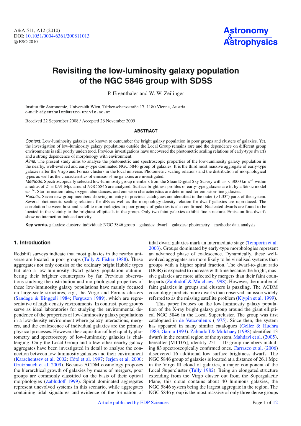 Revisiting the Low-Luminosity Galaxy Population of the NGC 5846 Group with SDSS