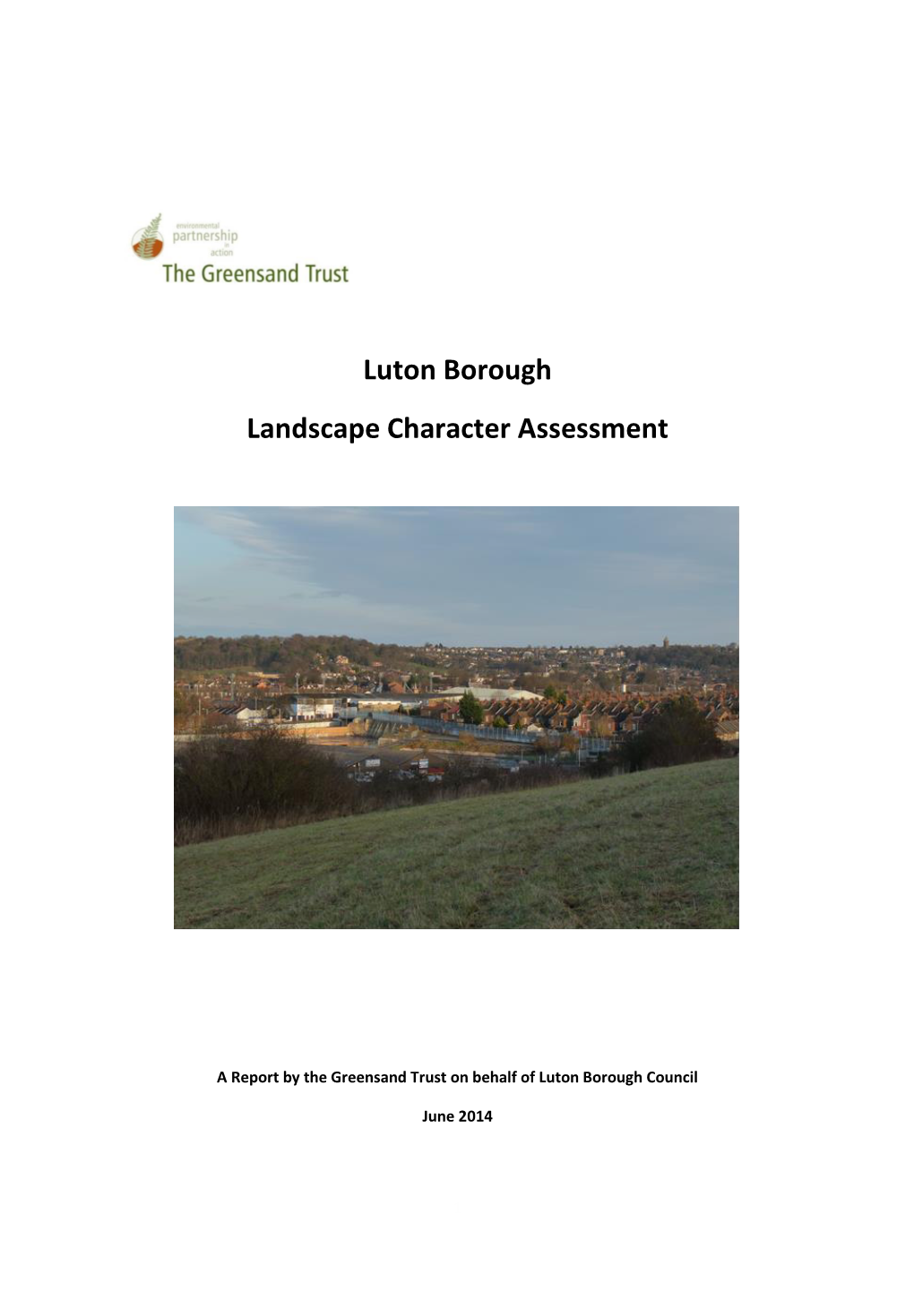 Luton Borough Landscape Character Assessment