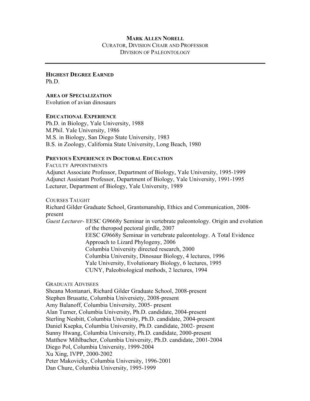 Download Curriculum Vitae