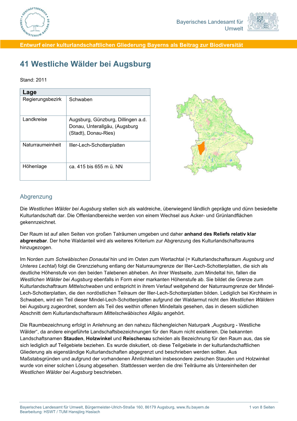 41 Westliche Wälder Bei Augsburg