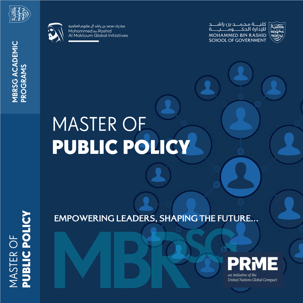 Master of Public Policy