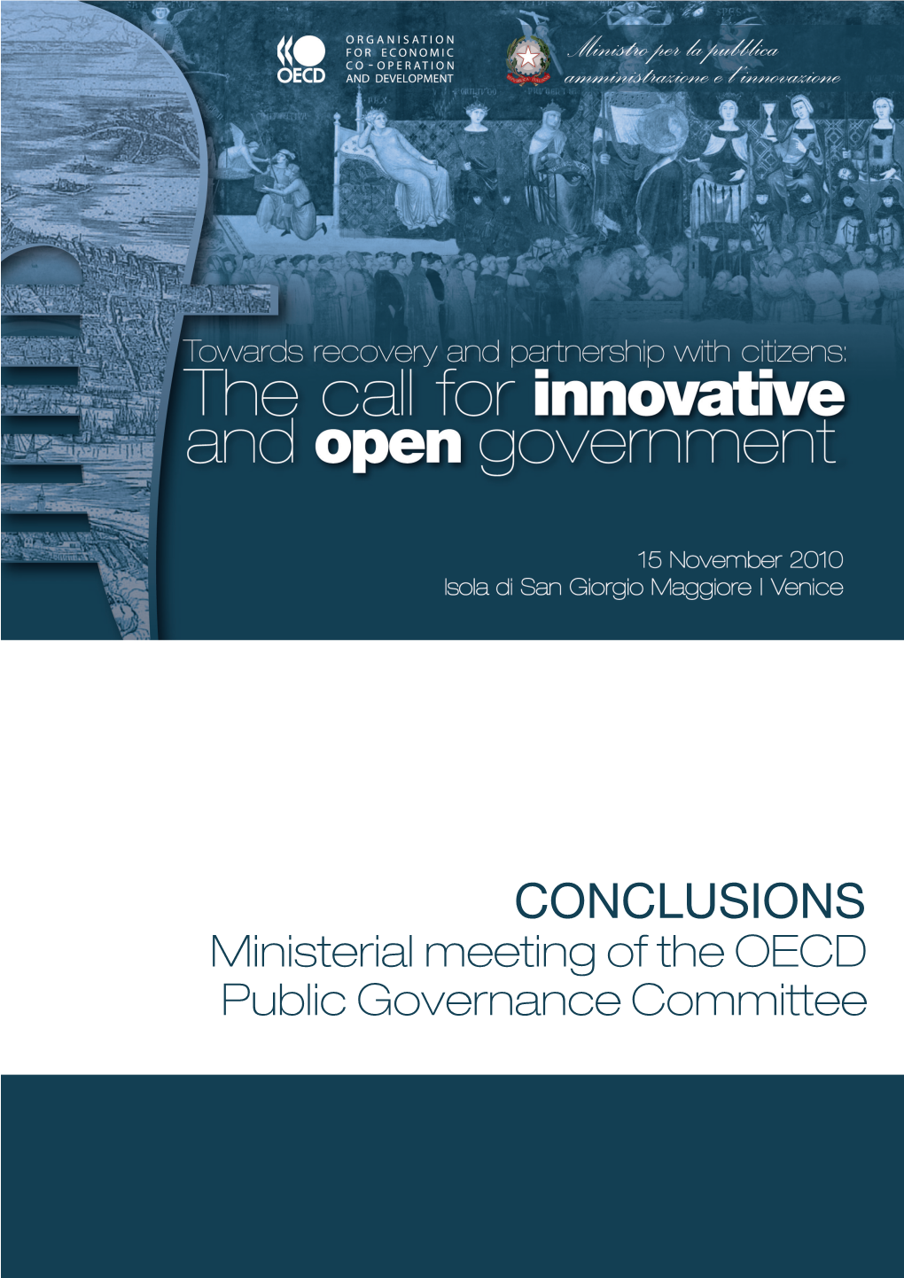 CONCLUSIONS Ministerial Meeting of the OECD Public Governance Committee