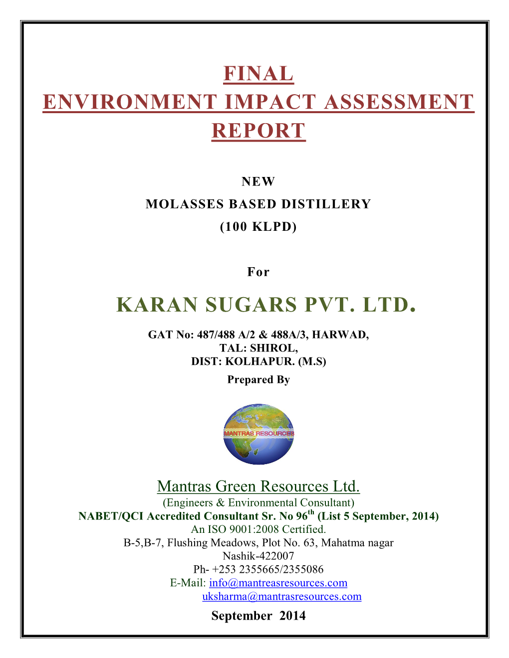 Karan Sugars Pvt. Ltd