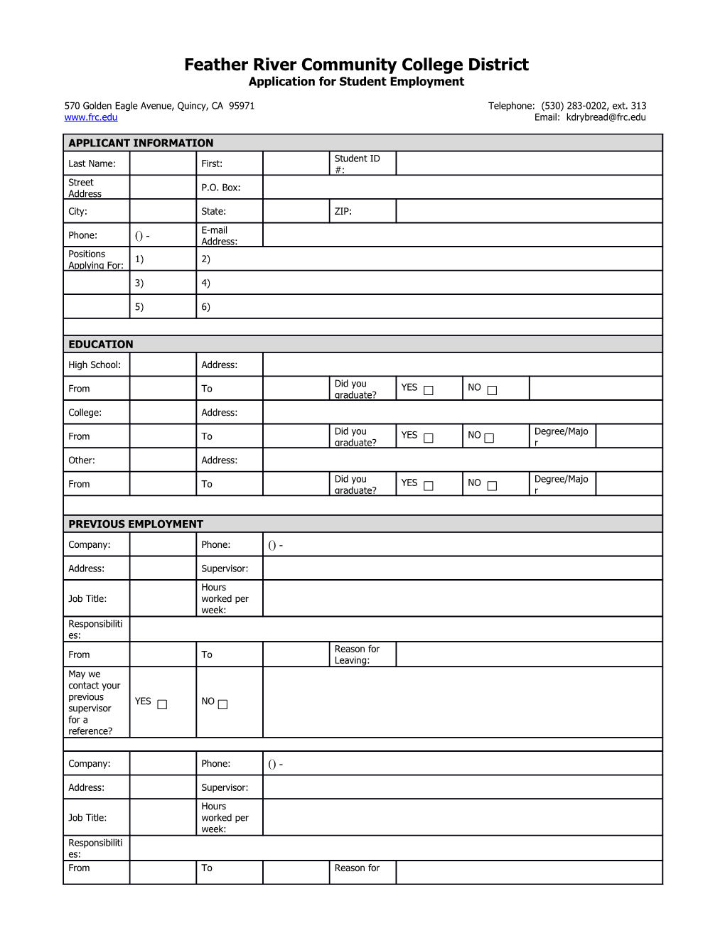 Employment Application (2-Pp.) s9