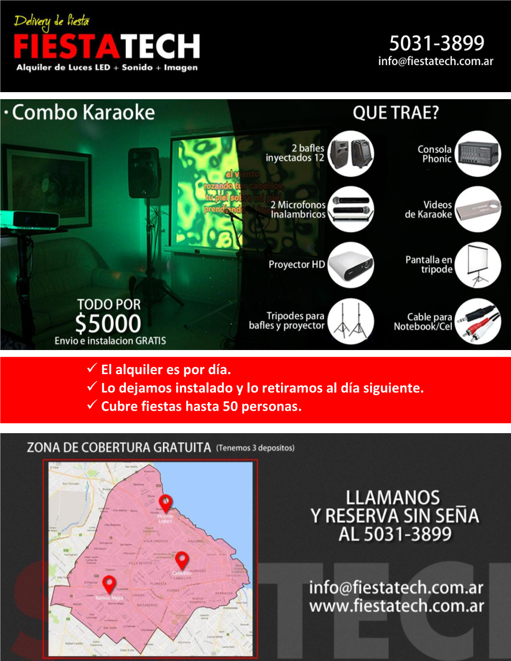 Pistas Karaoke - Noviembre 2019 - FIESTATECH