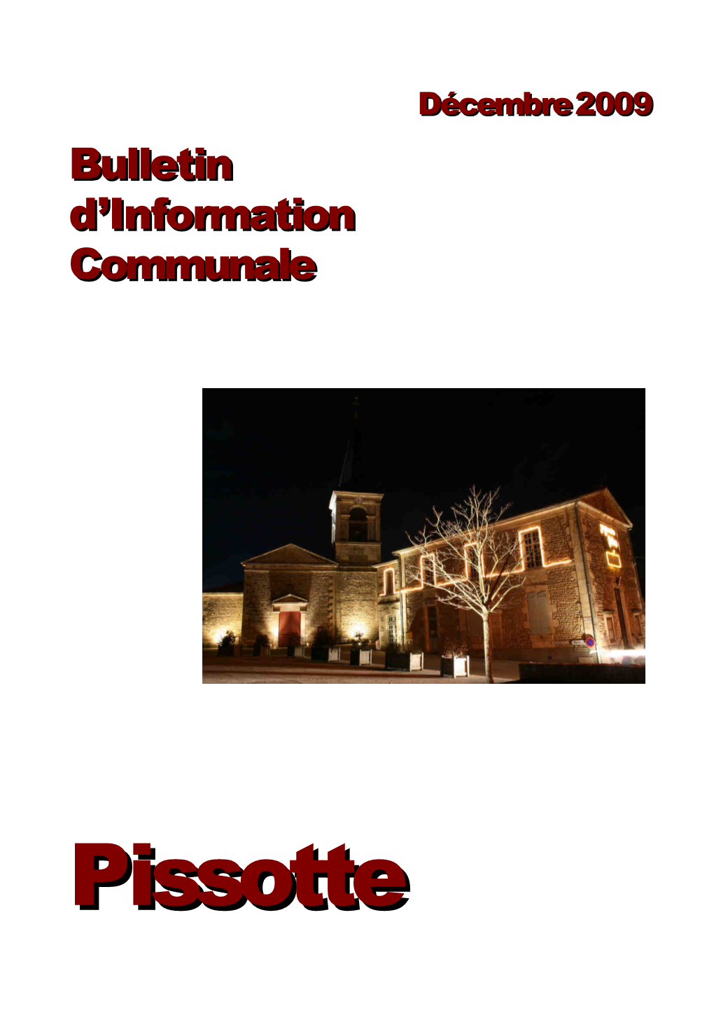Bulletin D'information Communale