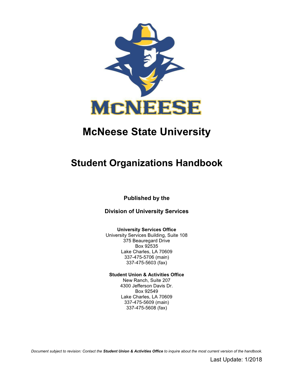 Mcneese State University