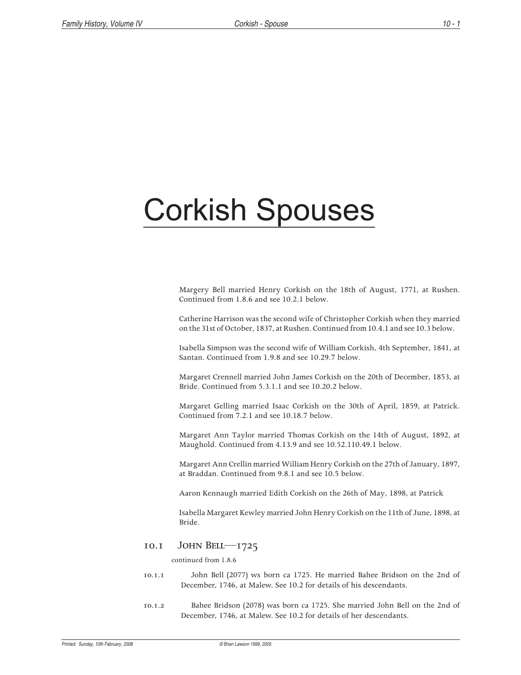 Corkish Spouses