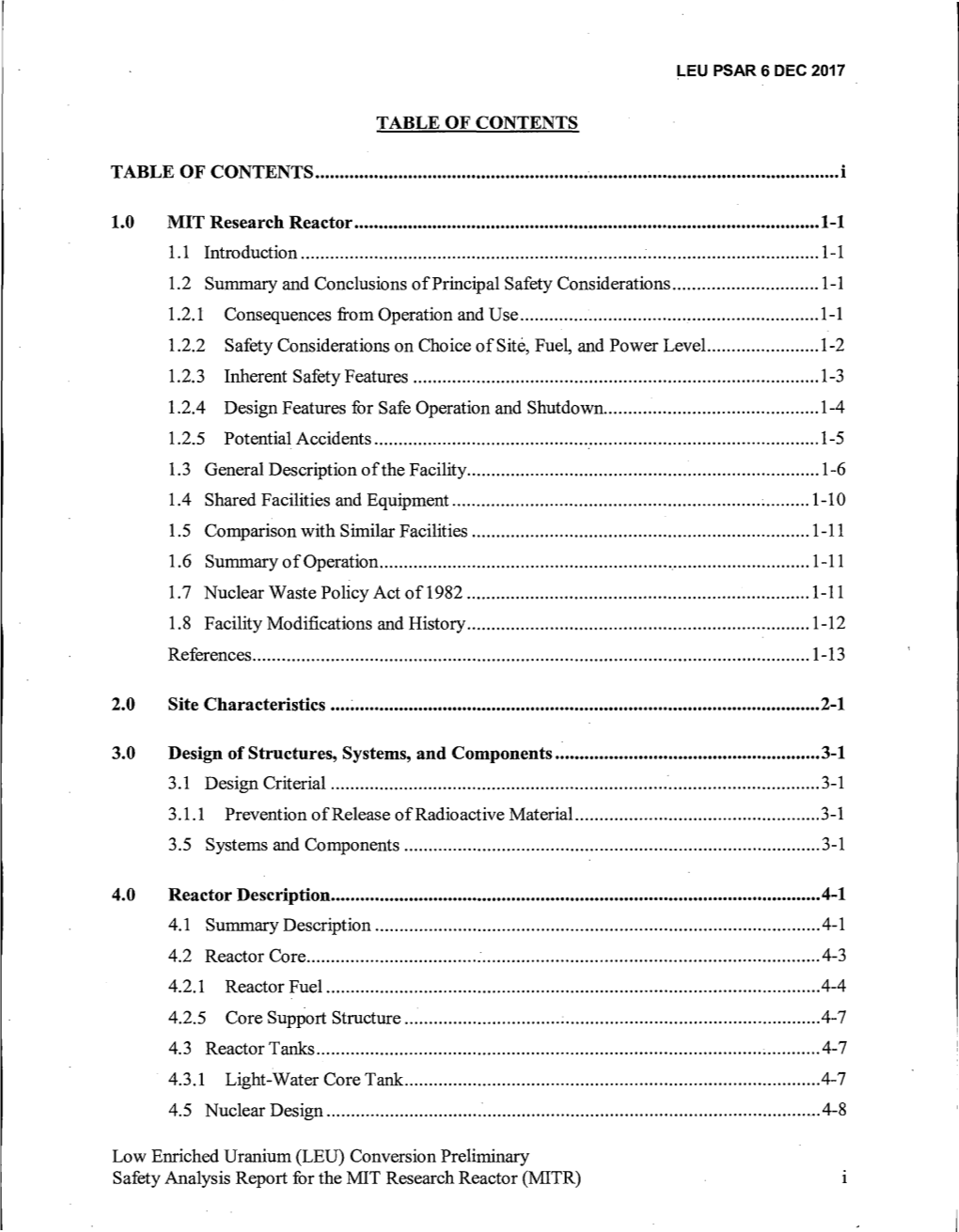 Low Enriched Uranium Conversion Preliminary Safety Analysis Report for the MIT Research Reactor