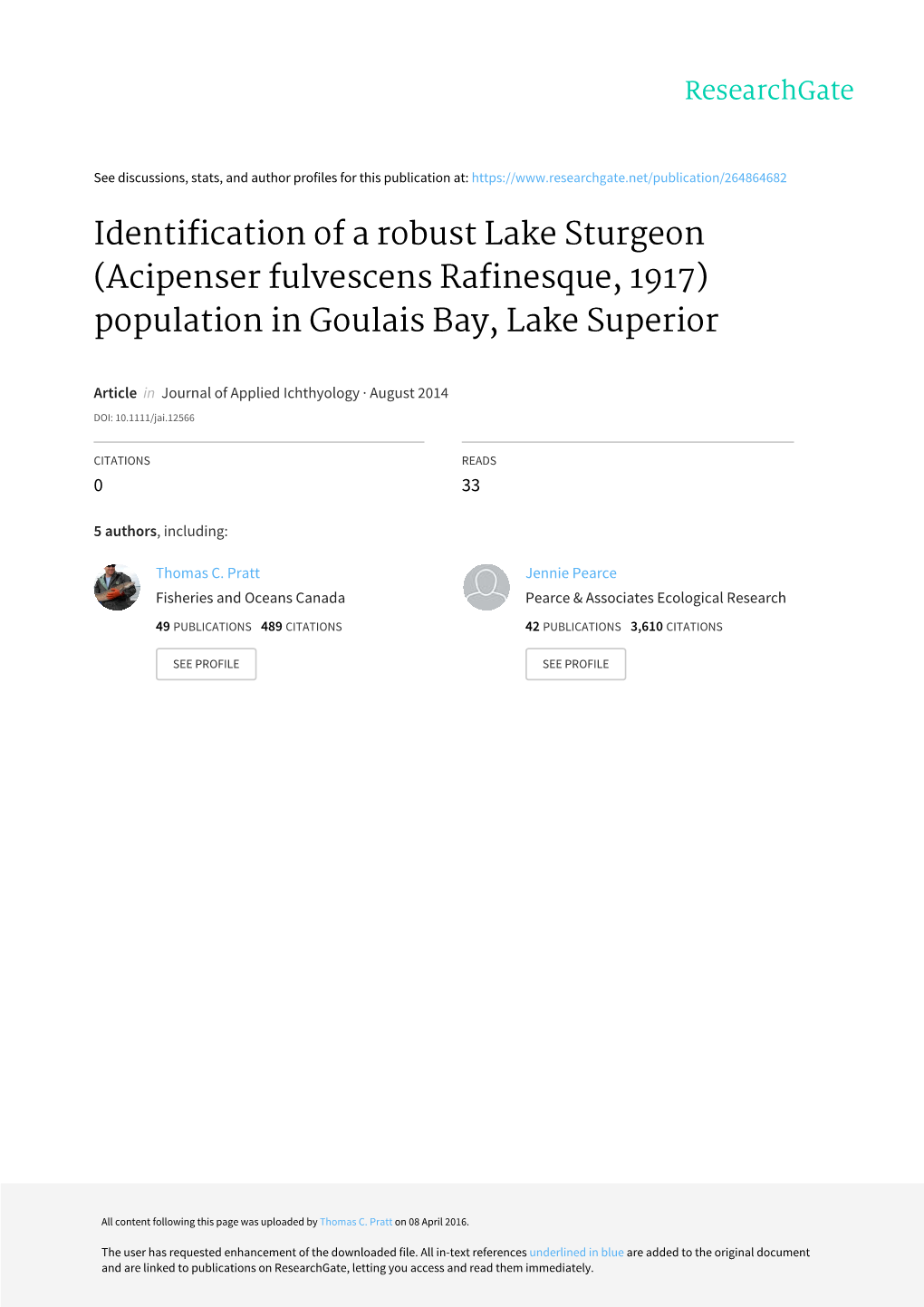 Population in Goulais Bay, Lake Superior