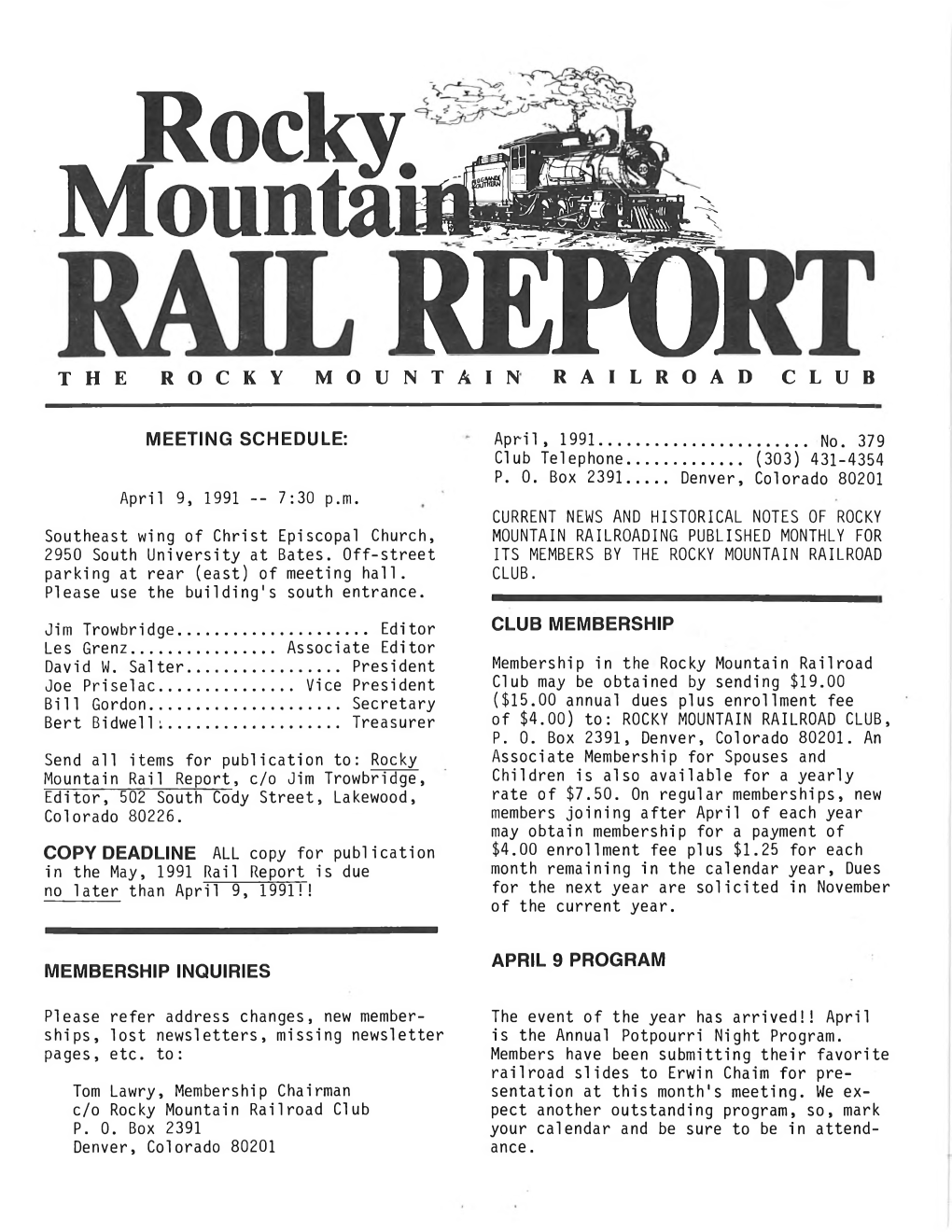 Newsletter-379-Apr1991