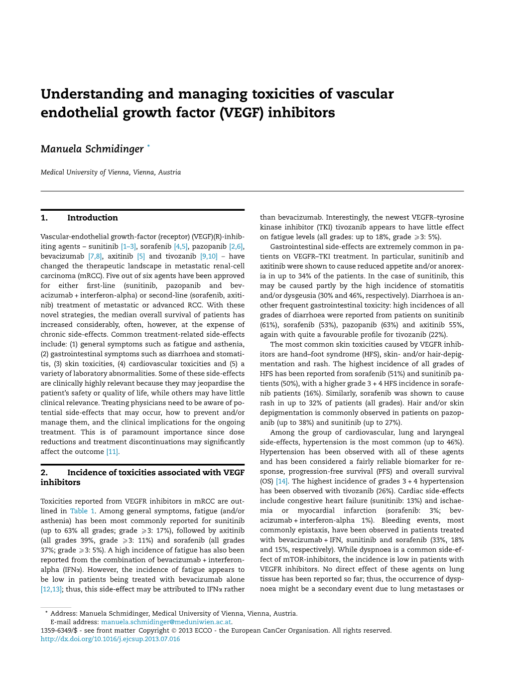 VEGF) Inhibitors