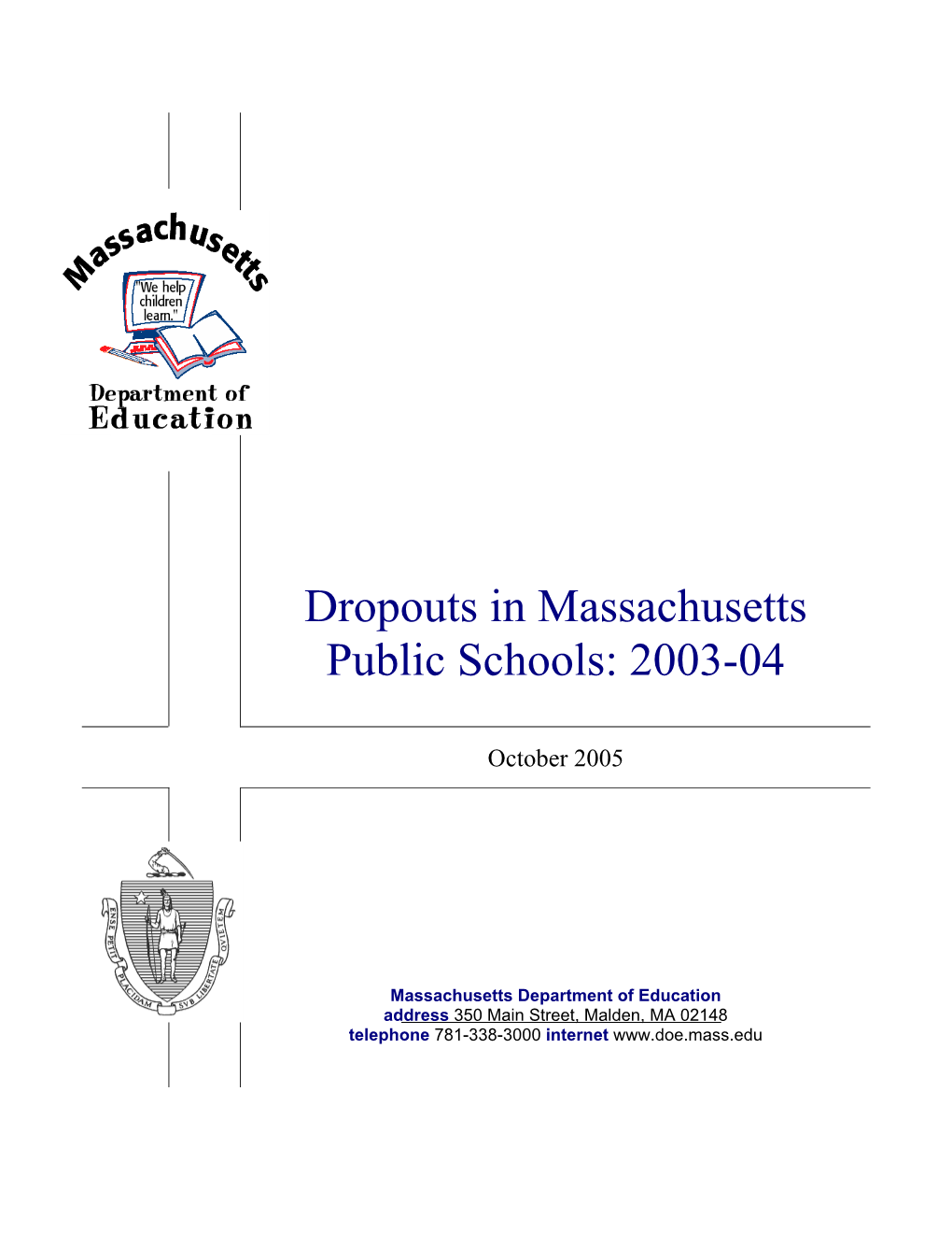 2004 Dropout Report