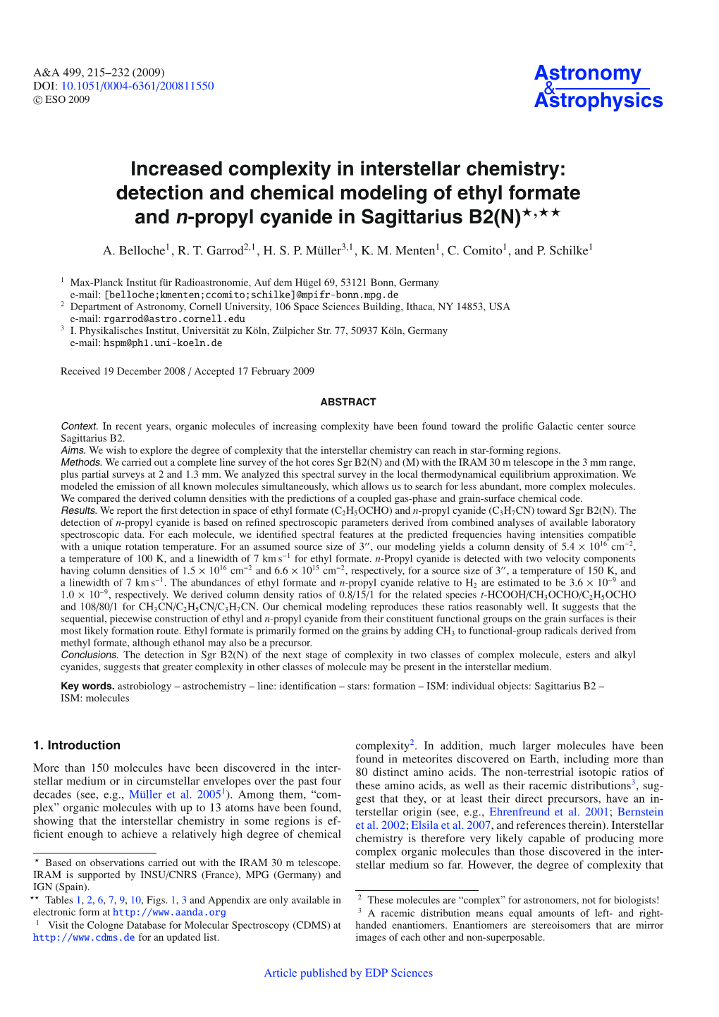 Detection and Chemical Modeling of Ethyl Formate and N-Propyl Cyanide in Sagittarius B2(N)�,