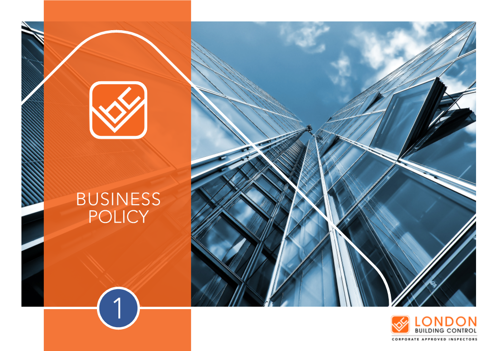 London Building Control Business Policy Document