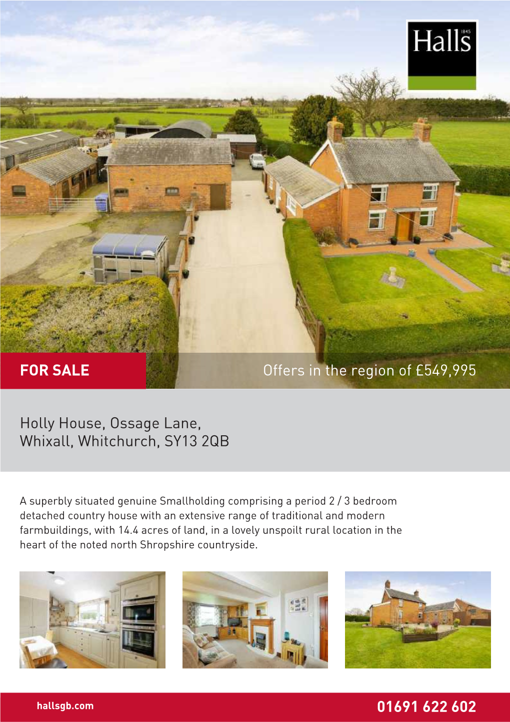 Holly House, Ossage Lane, Whixall, Whitchurch, SY13 2QB