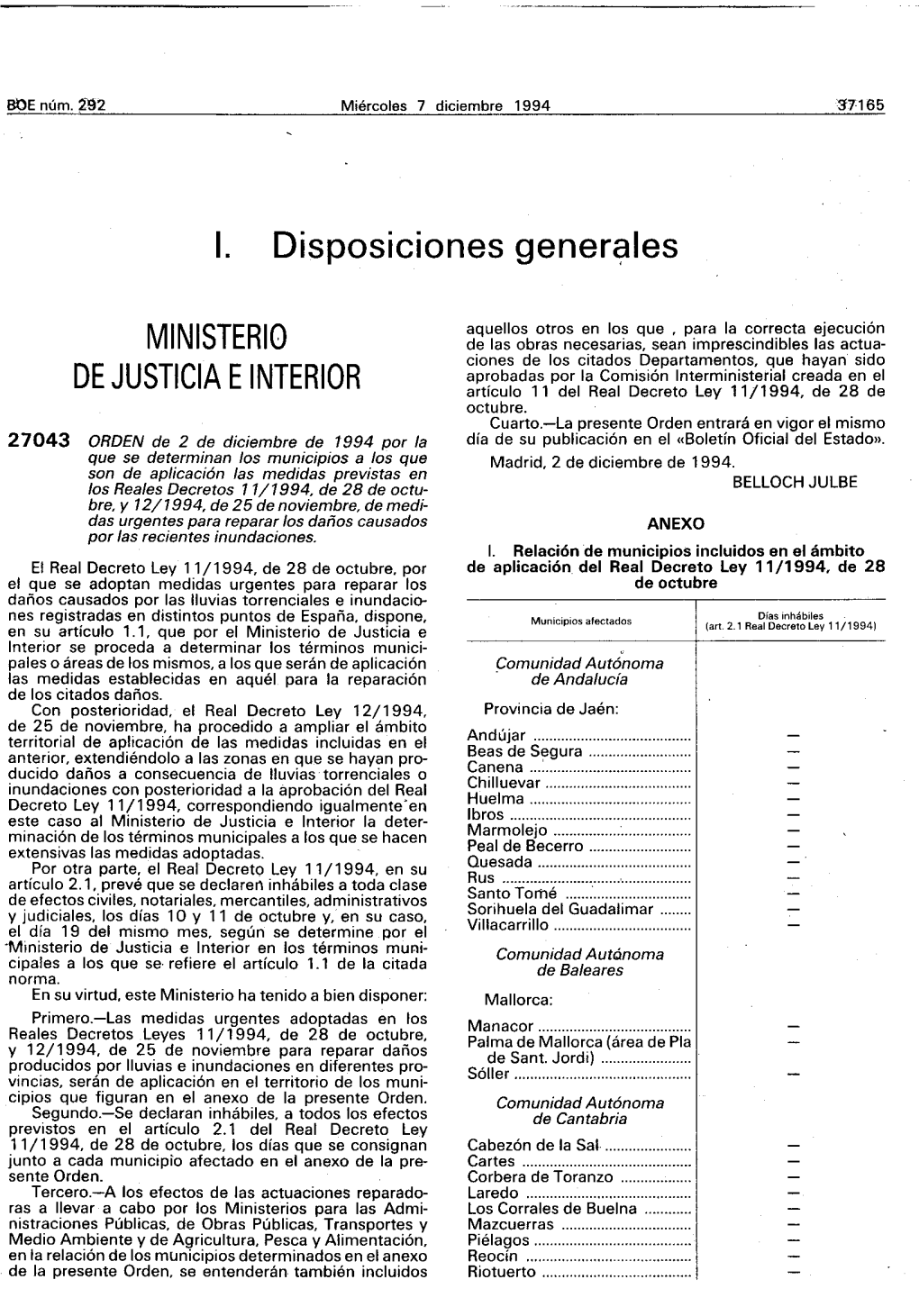 Ministerio De Justicia Einterior