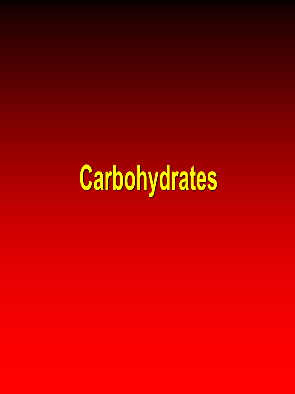 Monosaccharide Disaccharide Oligosaccharide Polysaccharide Monosaccharide