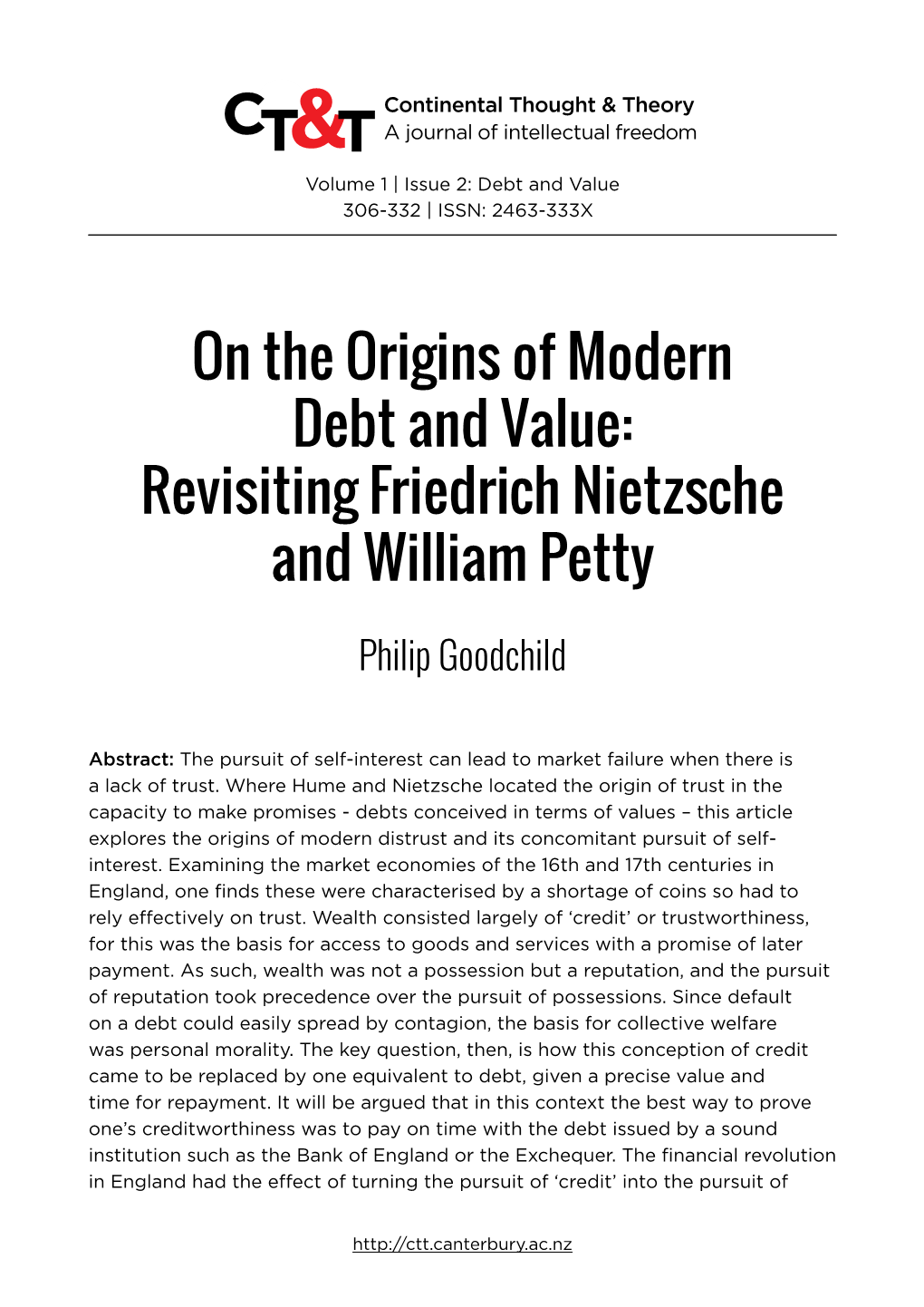 Revisiting Friedrich Nietzsche and William Petty