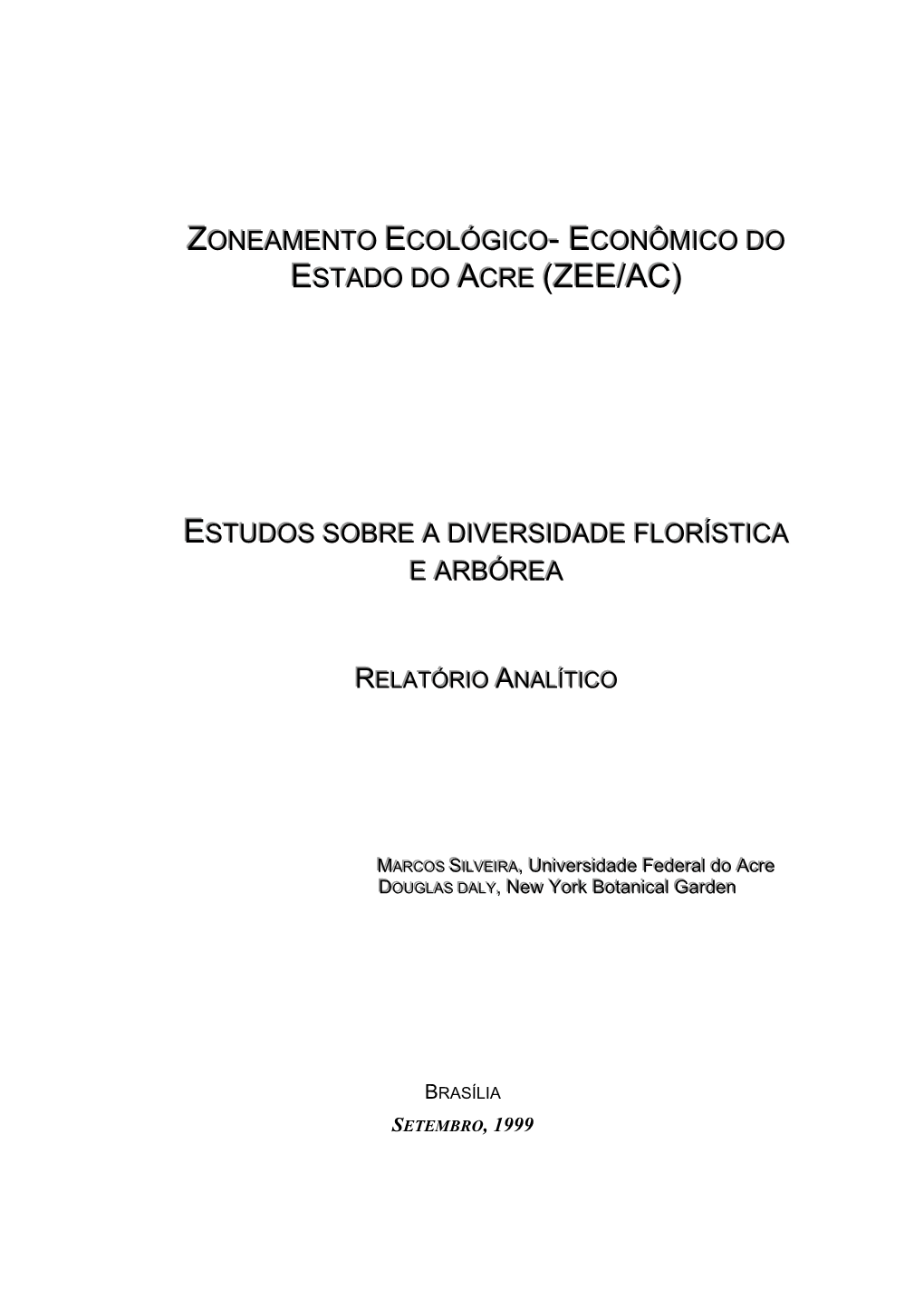 Zoneamento Ecológico-Econômico Do