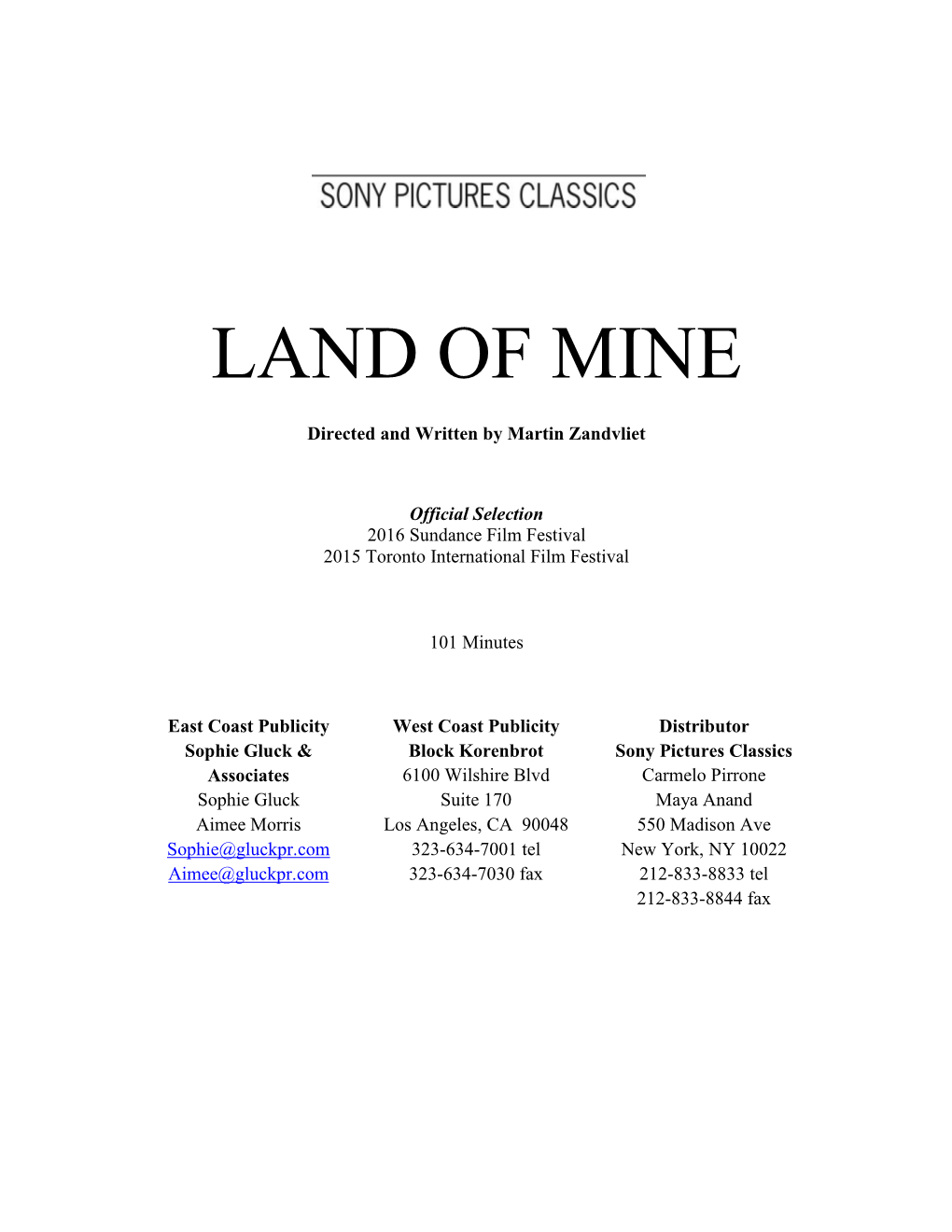 Land of Mine