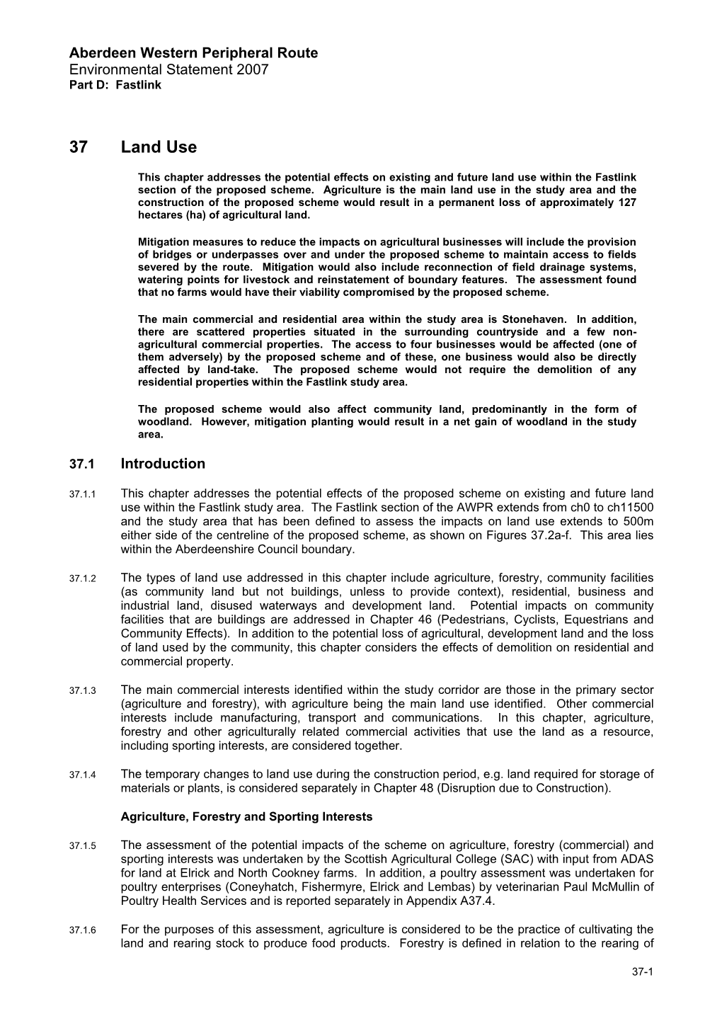 AWPR Land Use Chapter