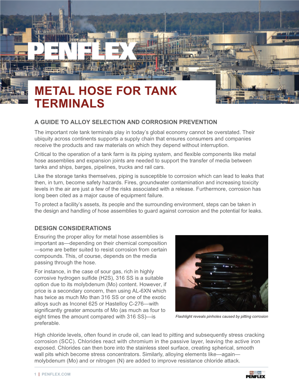 Metal Hose for Tank Terminals